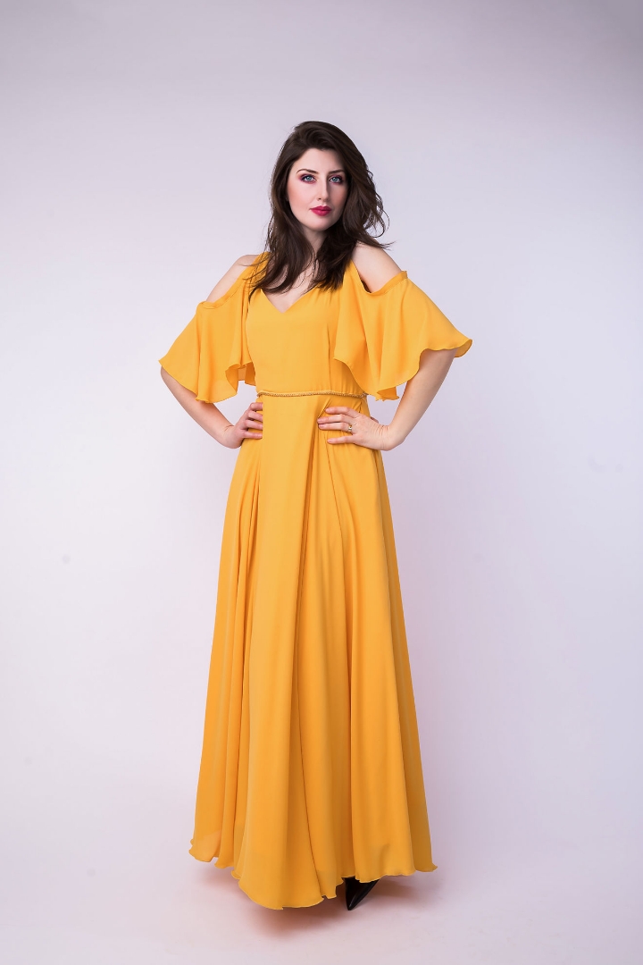 Imagine Rochie Leila galbena