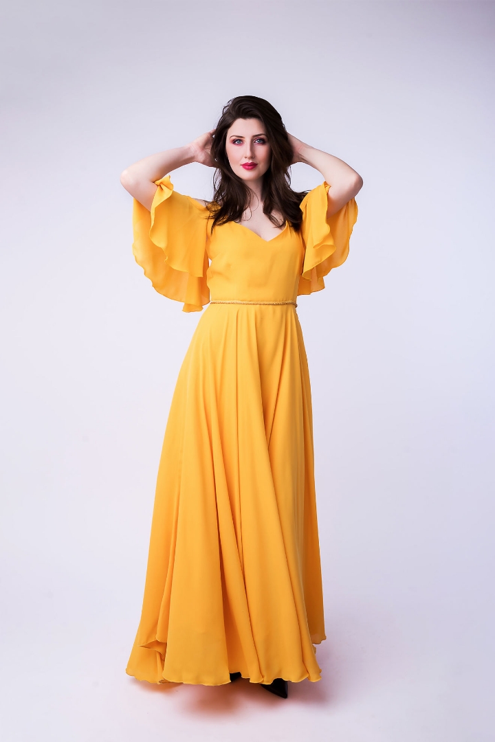 Imagine Rochie Leila galbena