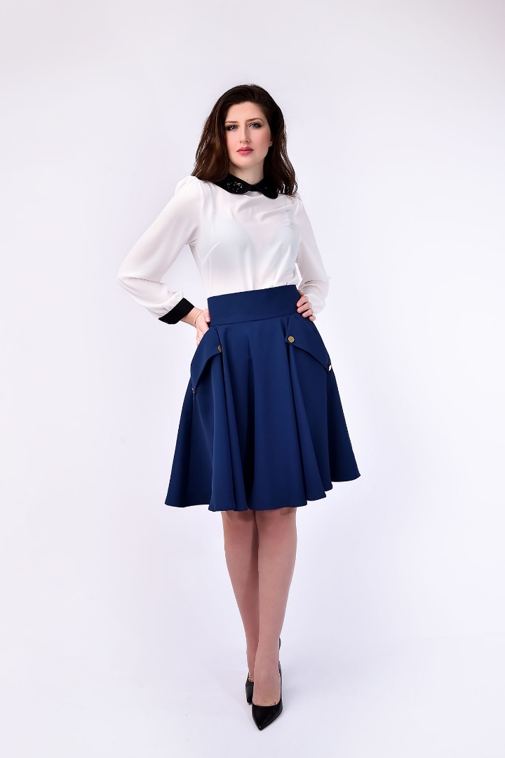 Imagine Fusta Ivana albastra