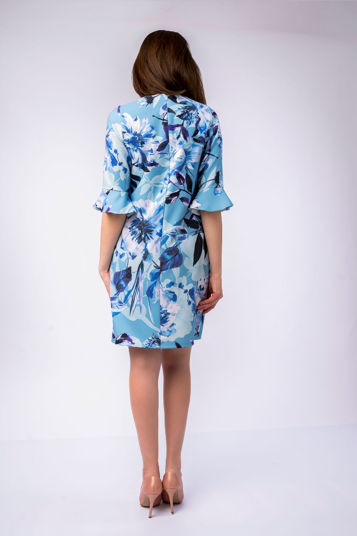 Imagine Rochia Carmen bleu