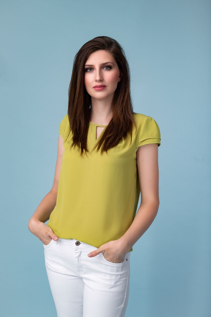 Imagine Bluza Noemi verde fistic