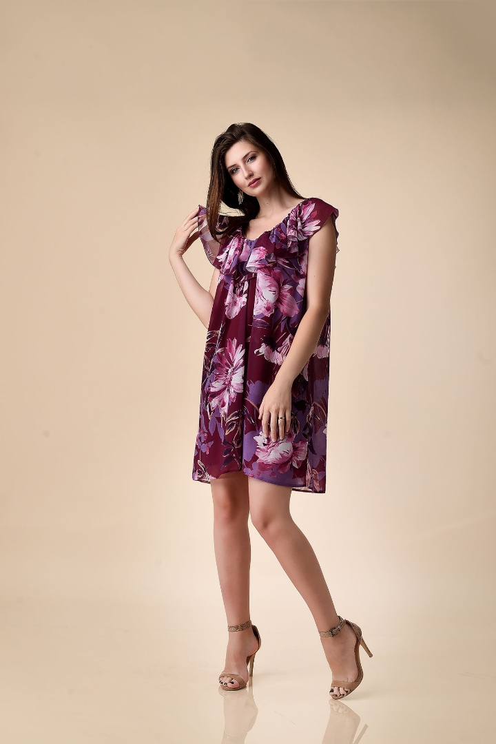 Imagine Rochia Judy cu imprimeu floral