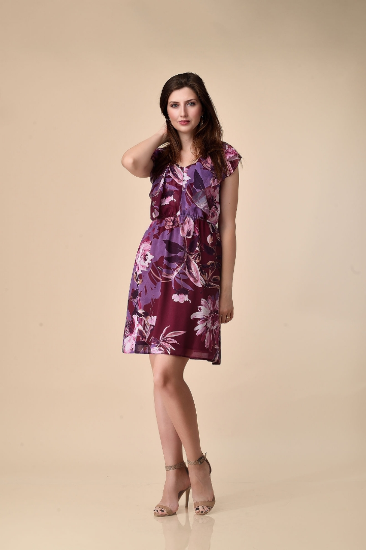 Imagine Rochia Aida cu imprimeu floral