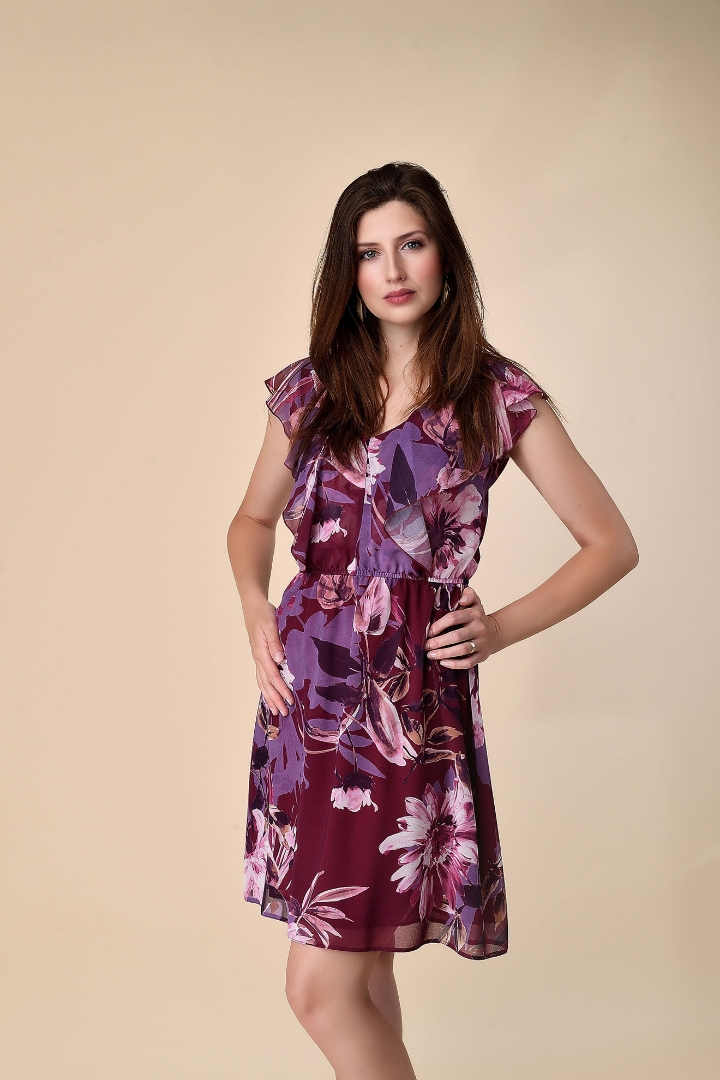 Imagine Rochia Aida cu imprimeu floral