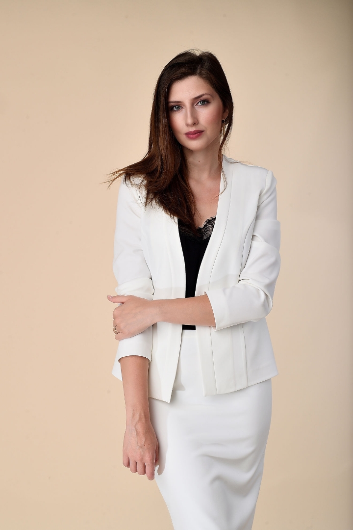 Imagine Sacou Nicole alb