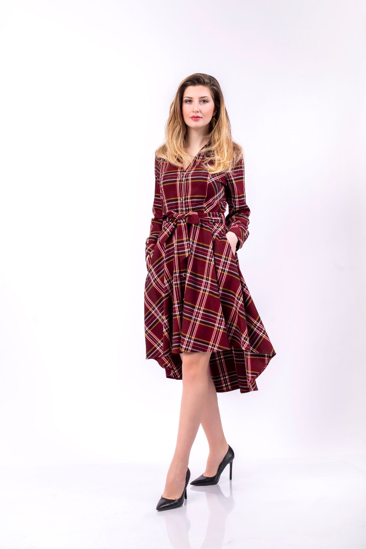 Imagine Rochie Racel bordeaux