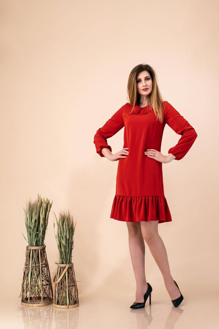 Imagine Rochie Lisa caramizie