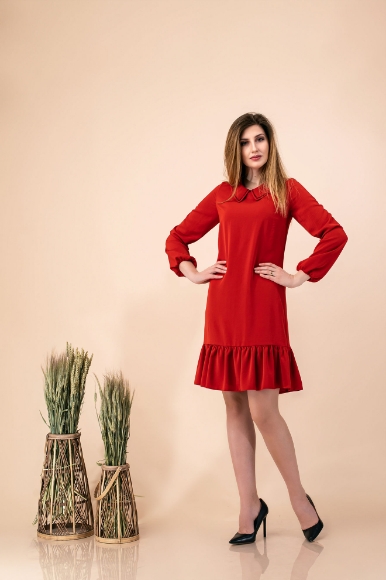 Imagine Rochie Lisa caramizie