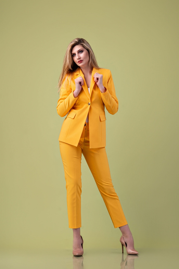 Imagine Pantalon Nicole galben