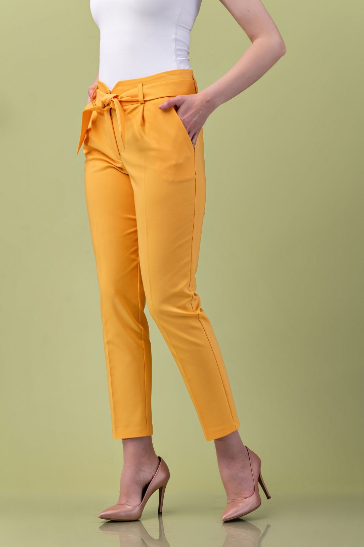 Imagine Pantalon Nicole galben