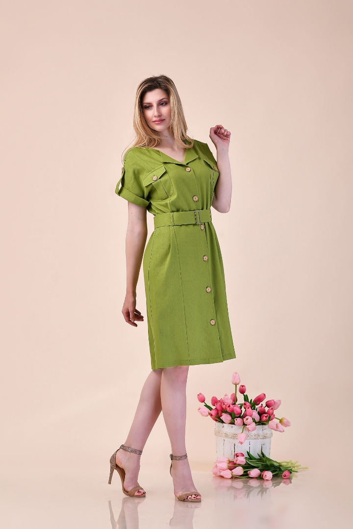 Imagine Rochia Sofia verde fistic