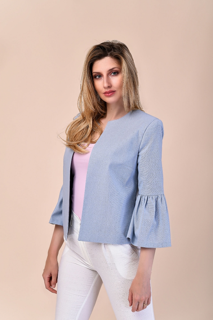 Imagine Bolero Carmen bleu deschis