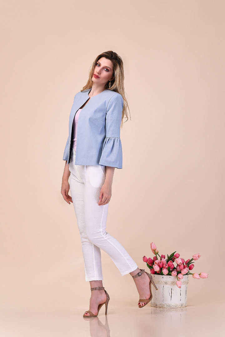 Imagine Bolero Carmen bleu deschis