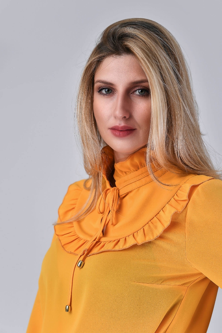 Imagine Bluza Ruby din voal galben