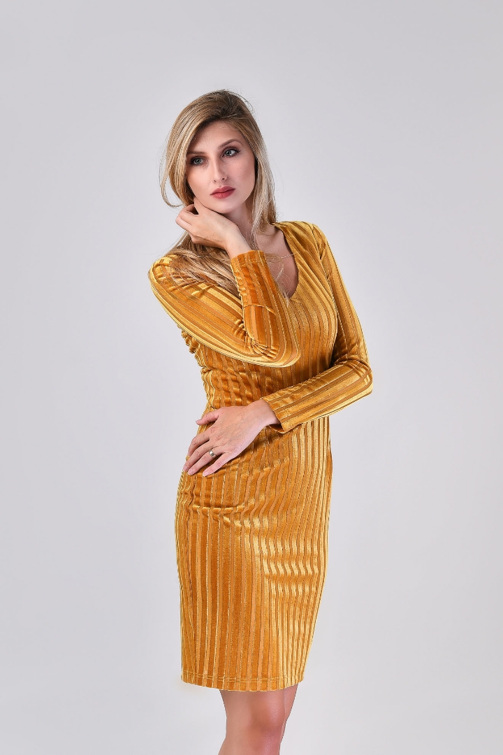 Imagine Rochia Catalina din catifea