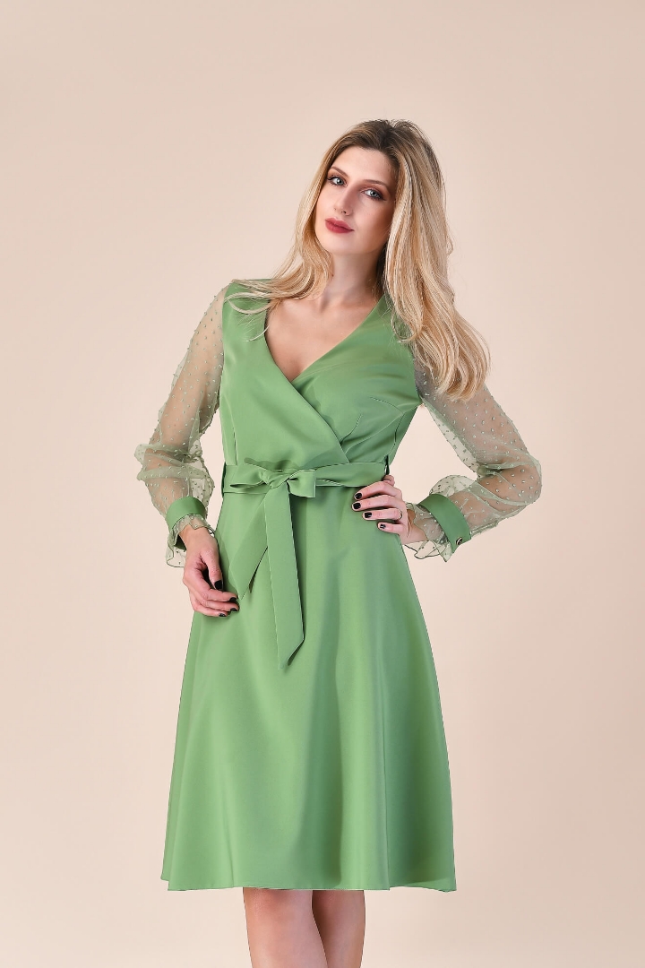 Imagine Rochia Charlotte verde fistic