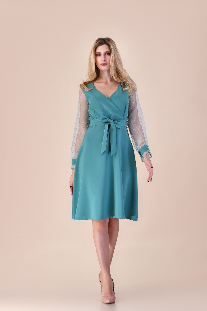 Imagine Rochia Charlotte turcoaz