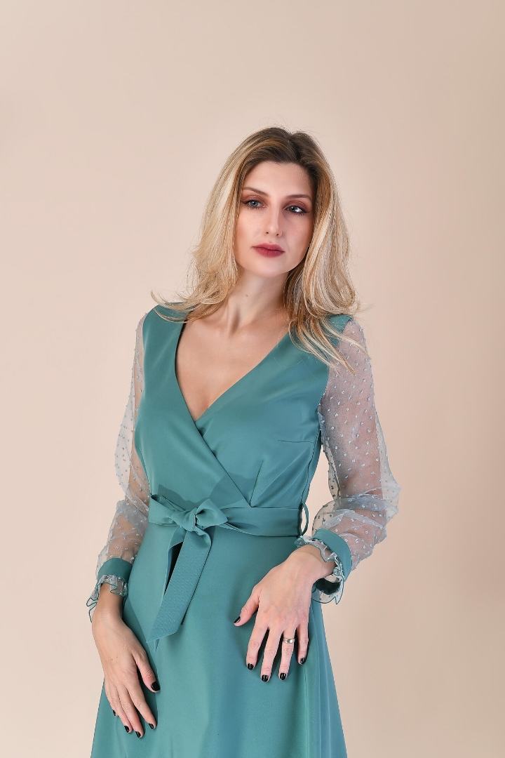 Imagine Rochia Charlotte turcoaz