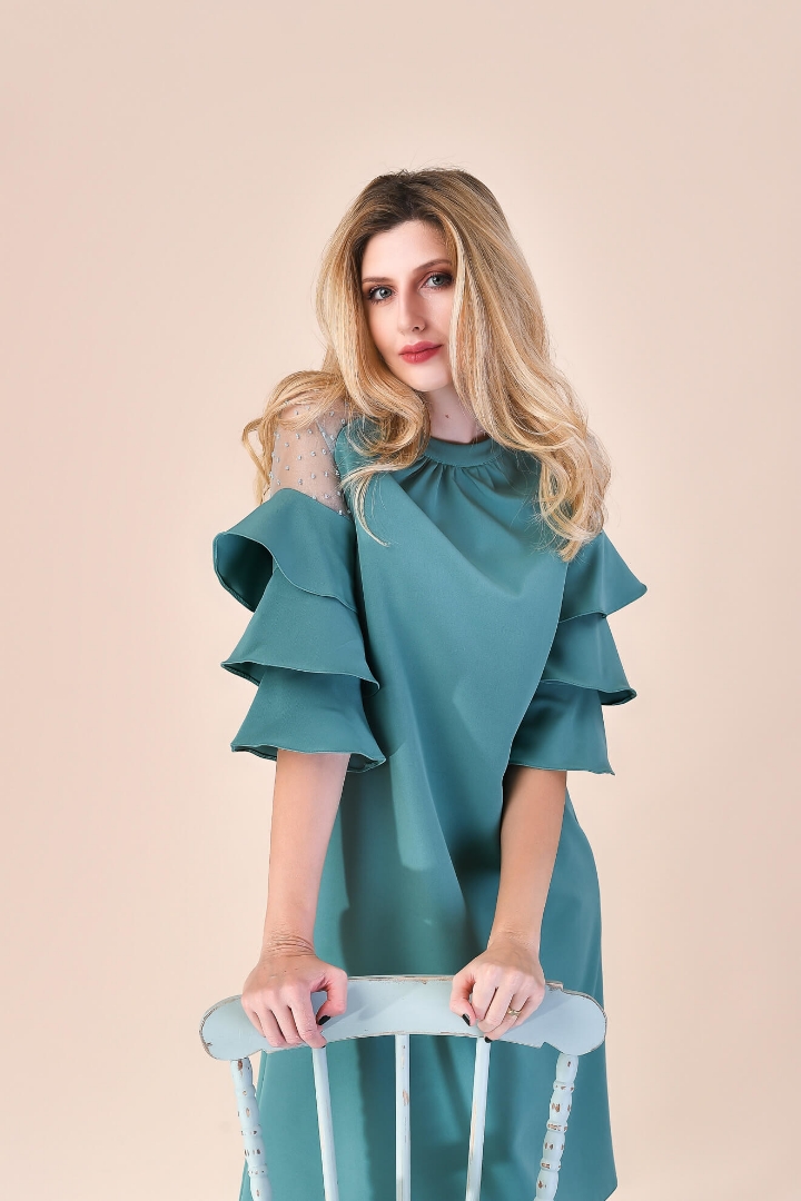 Imagine Rochia Ecaterina turcoaz