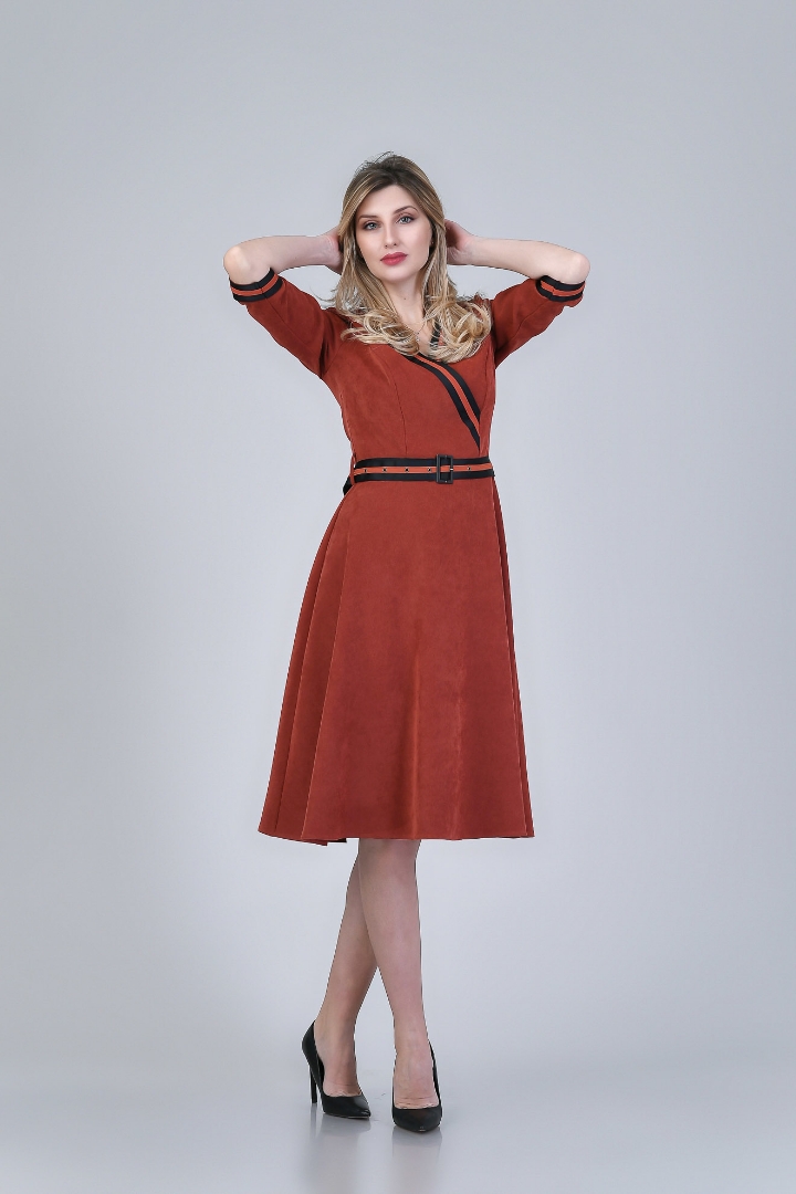 Imagine Rochia Rhona caramizie