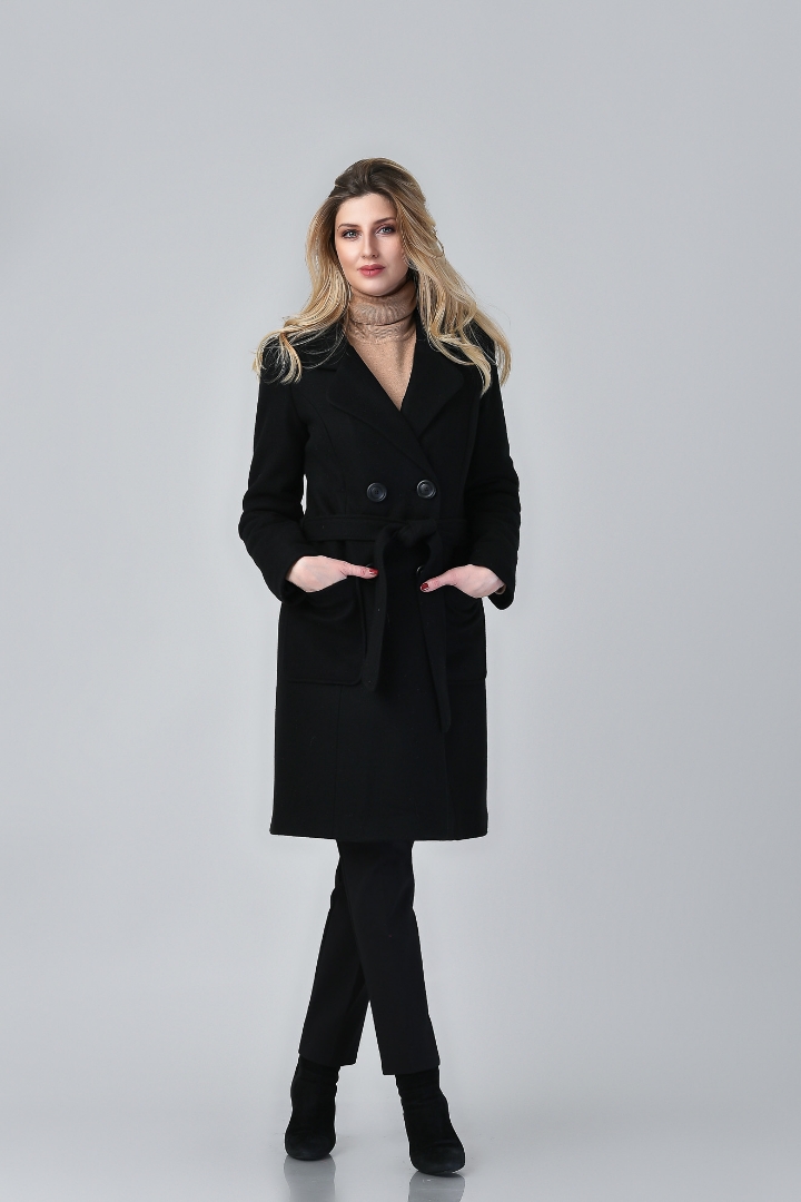 Imagine Palton Carmen negru