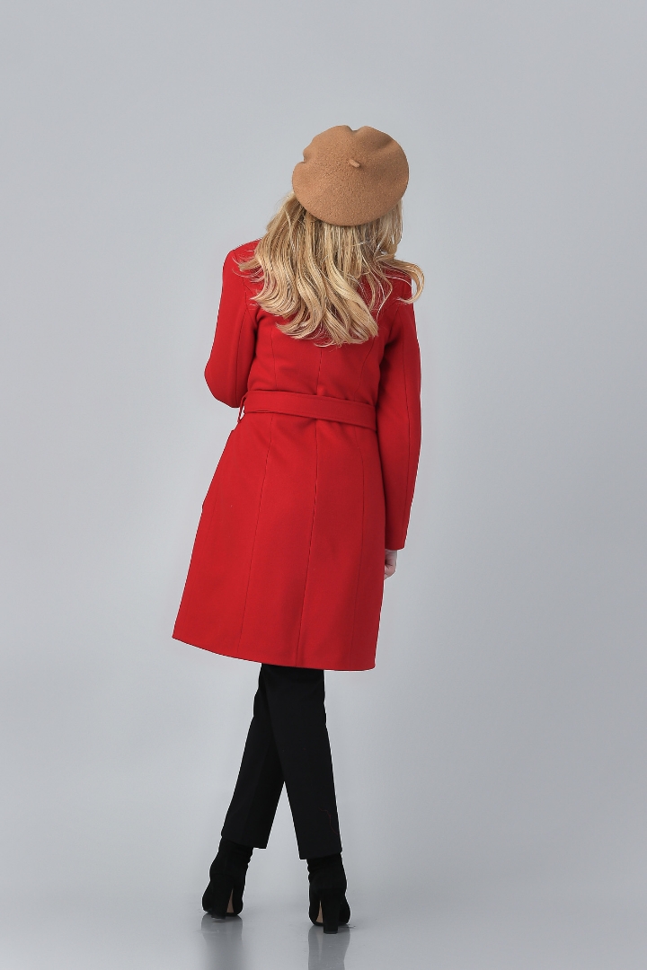 Imagine Palton Carmen rosu