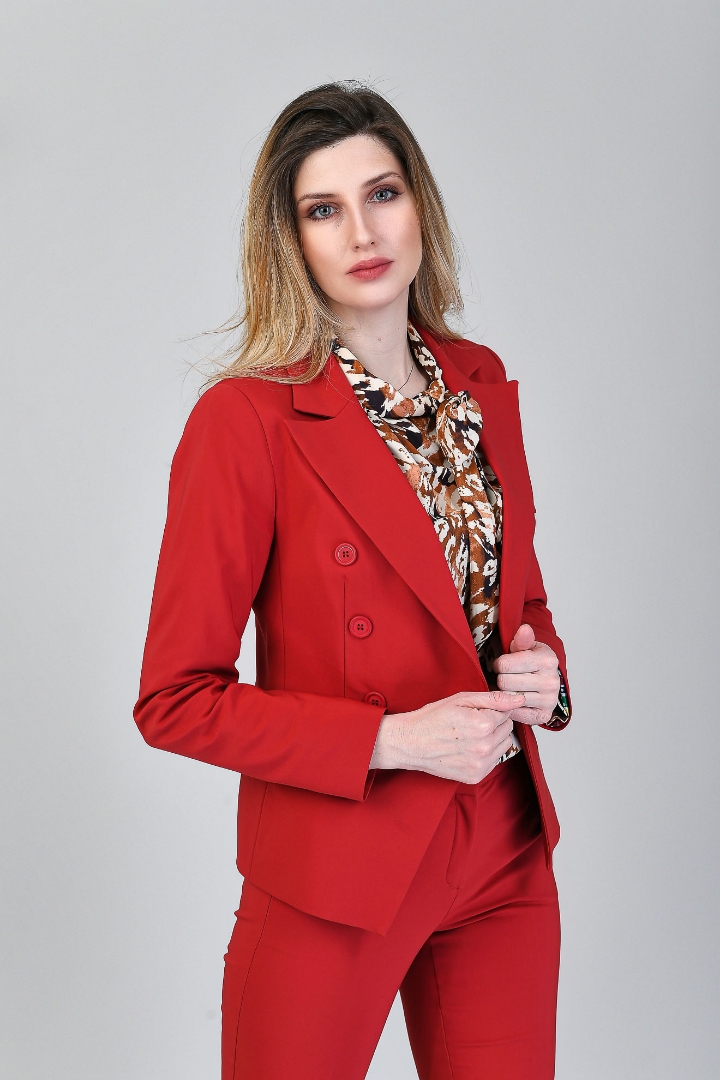 Imagine Sacou Demy roșu