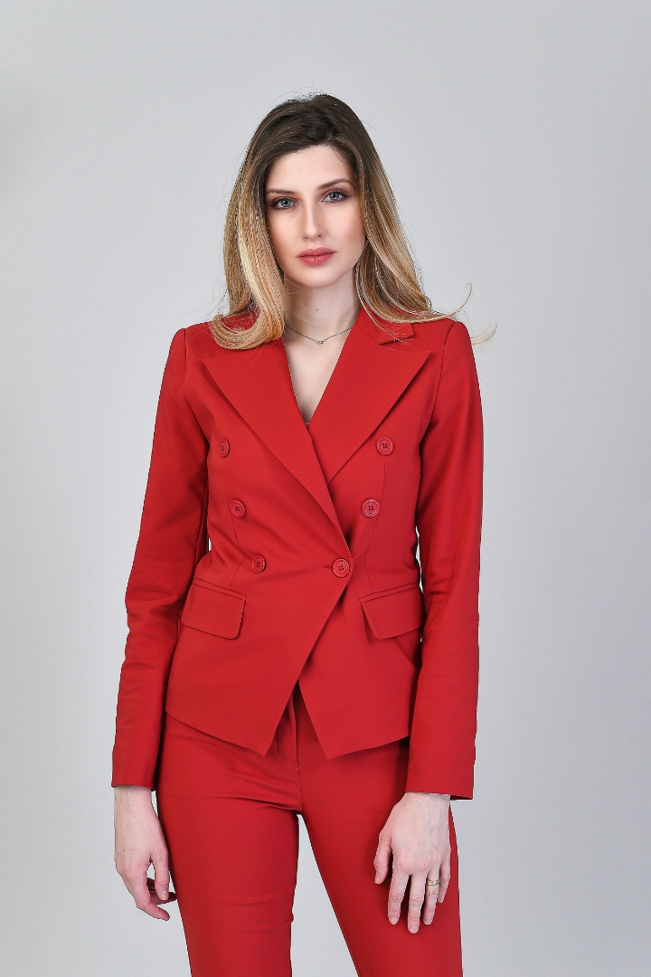 Imagine Sacou Demy roșu