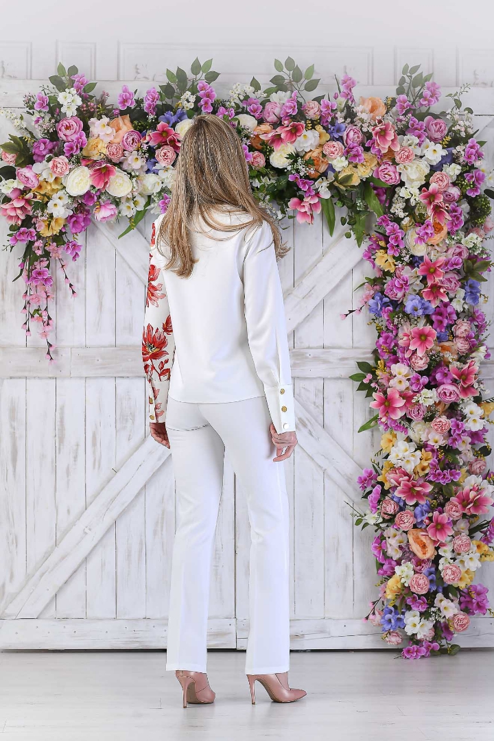 Imagine Pantalon Andrada alb