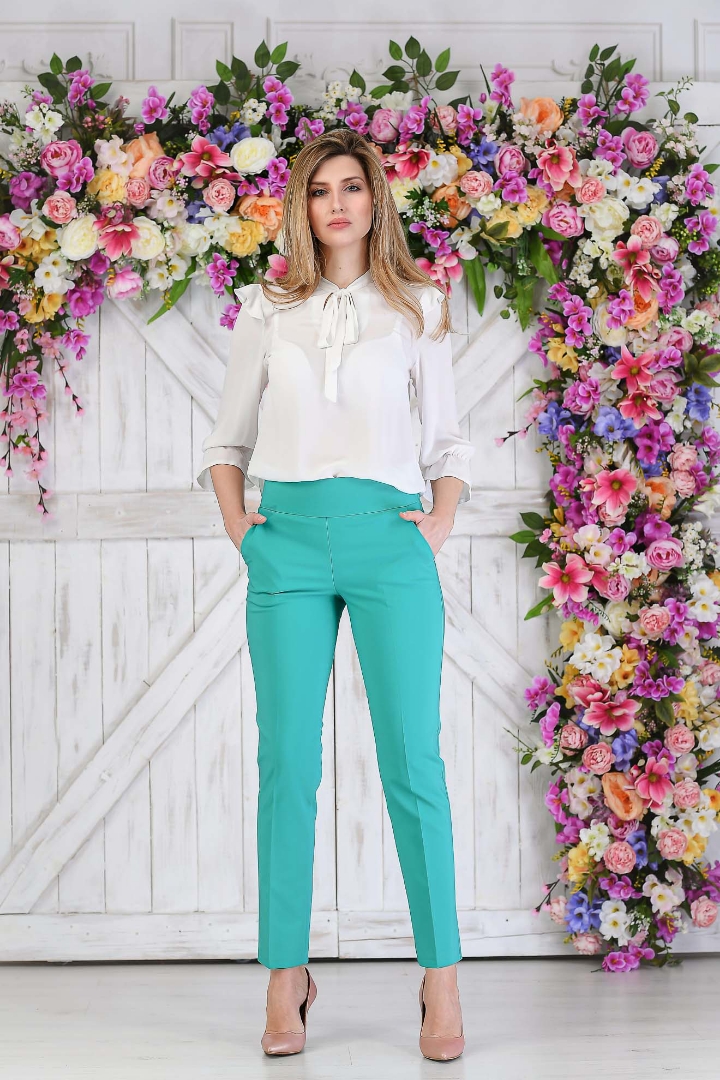 Imagine Bluza Debra din voal alb