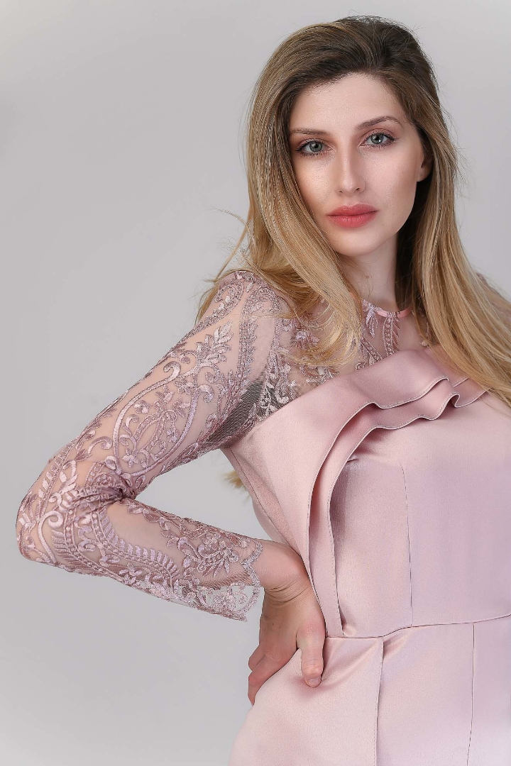 Imagine Rochia Carla Roz Pudra
