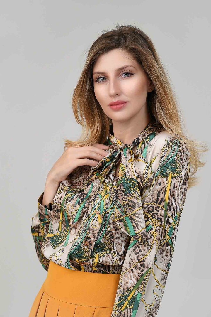 Imagine Bluza Gabriela Imprimeu Șarpe