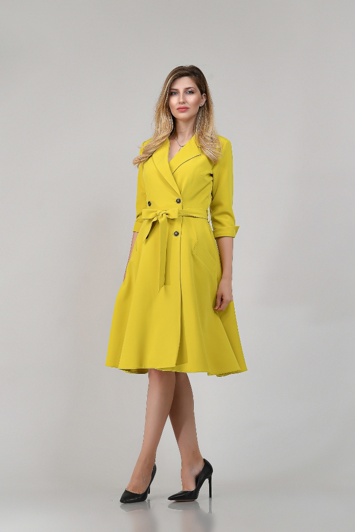 Imagine Rochia Karol Galben Lămâie