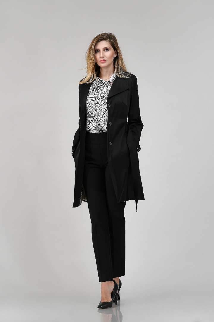 Imagine Trench Ralu Negru