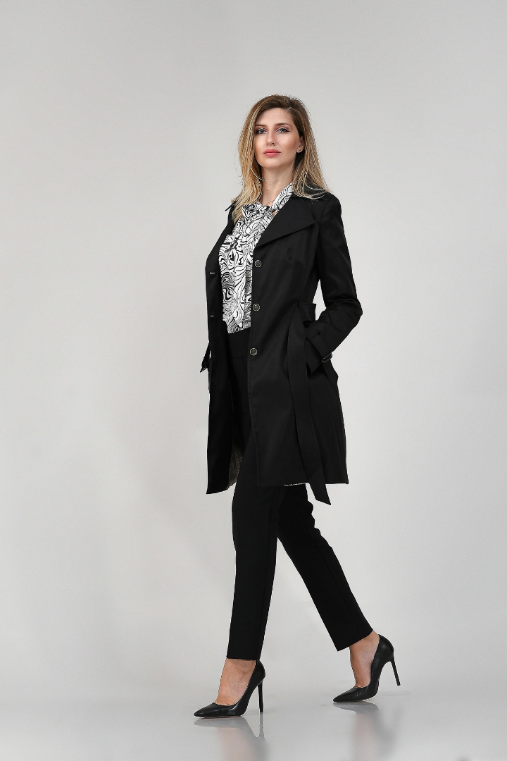Imagine Trench Ralu Negru