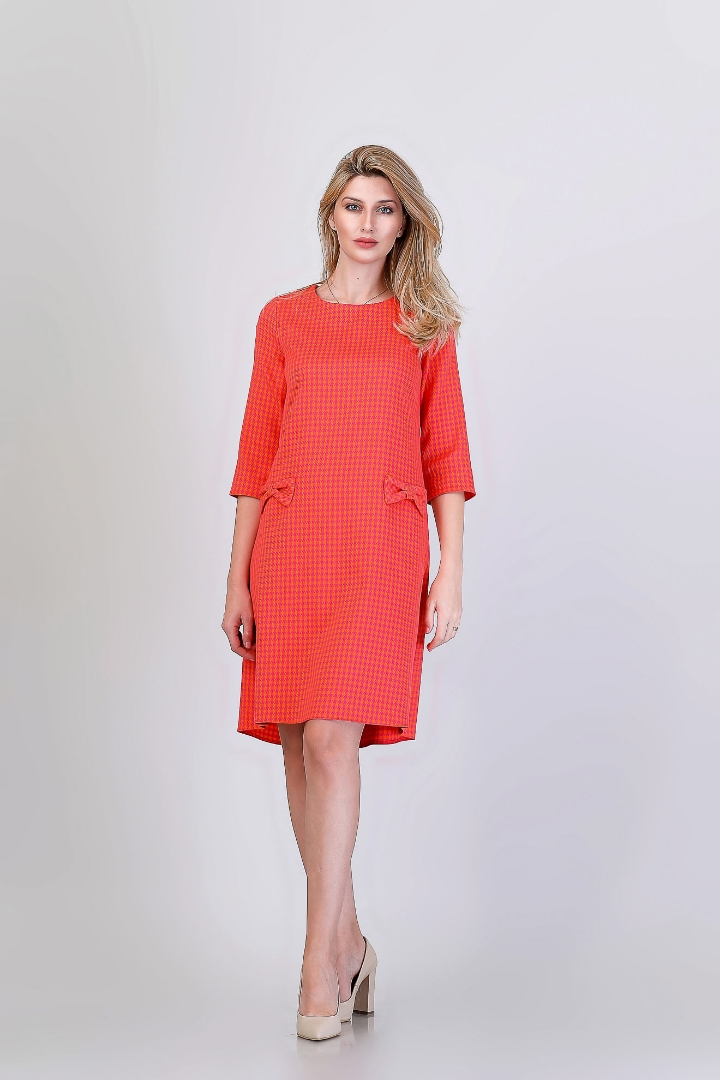 Imagine Rochia Roxy Portocaliu Roz