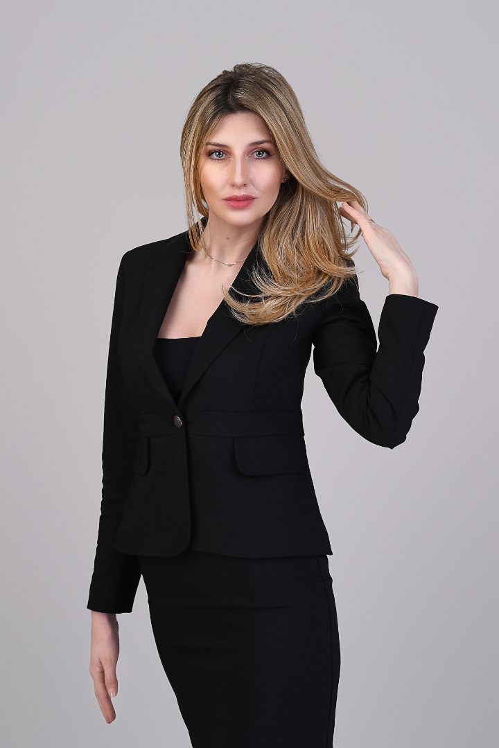 Imagine Sacou Raisa negru