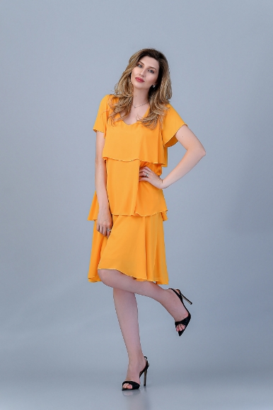 Imagine Rochia Carmen Galbenă