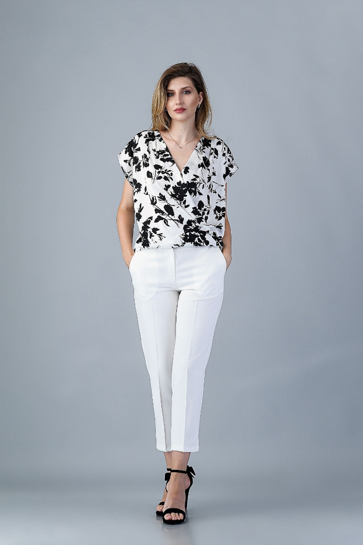 Imagine Bluza Tania cu Imprimeu Negru