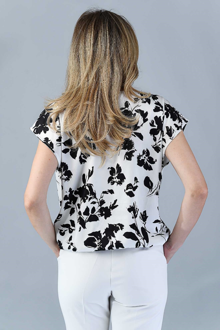 Imagine Bluza Tania cu Imprimeu Negru