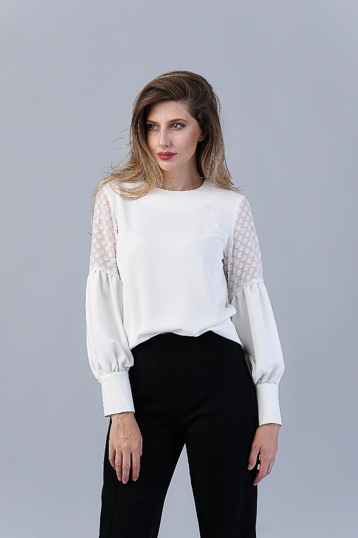 Imagine Bluza Lora Albă