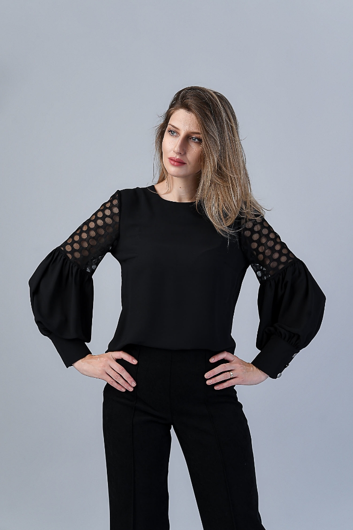 Imagine Bluza Lora Neagră