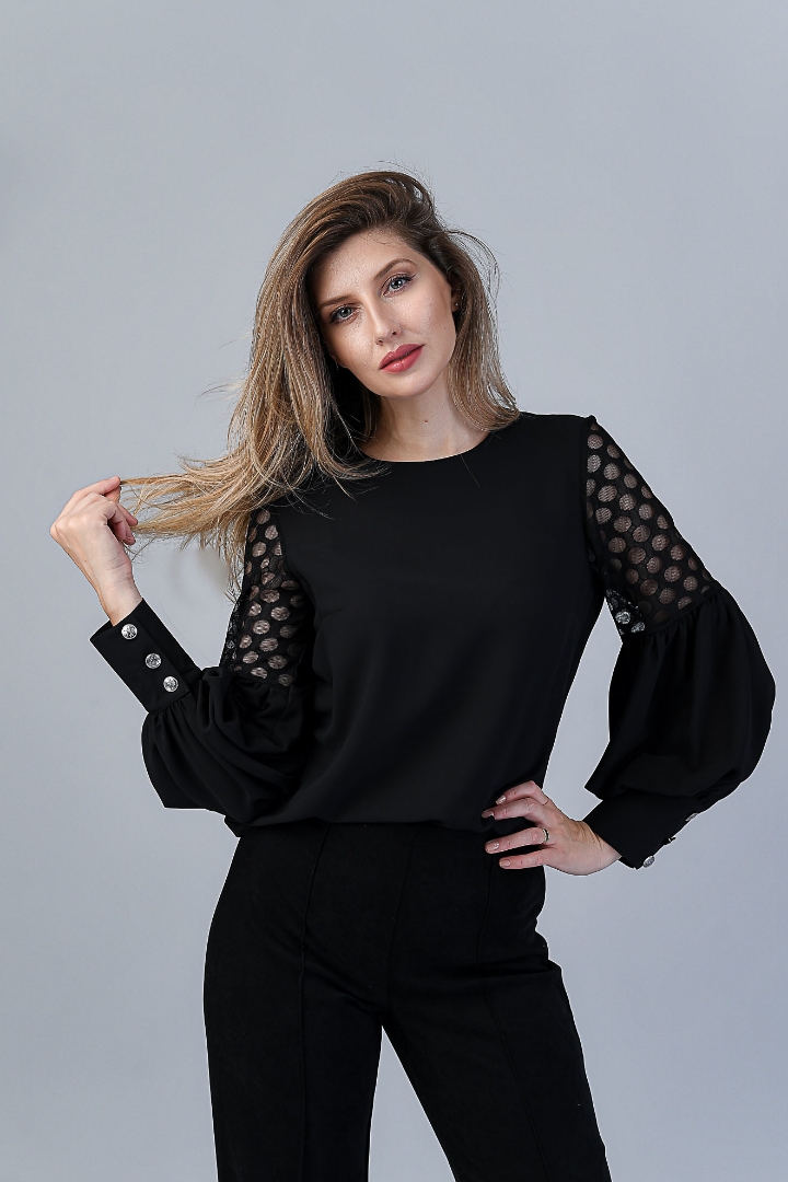 Imagine Bluza Lora Neagră