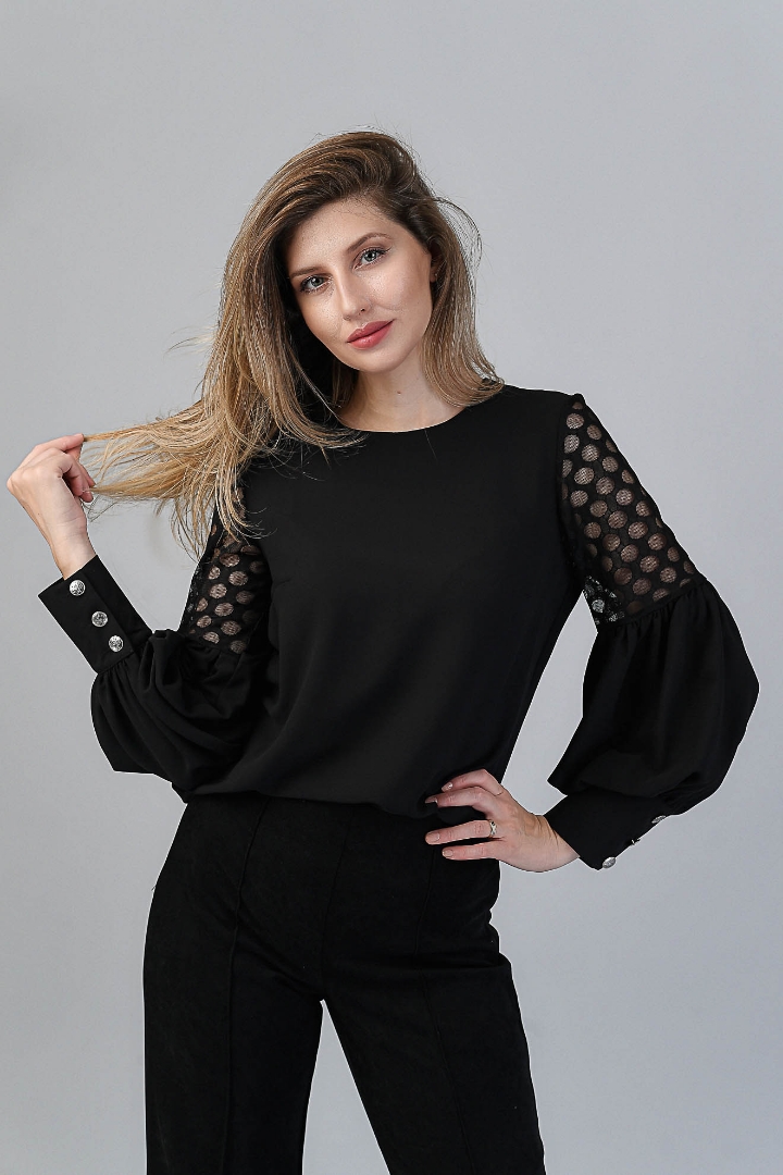 Imagine Bluza Lora Neagră