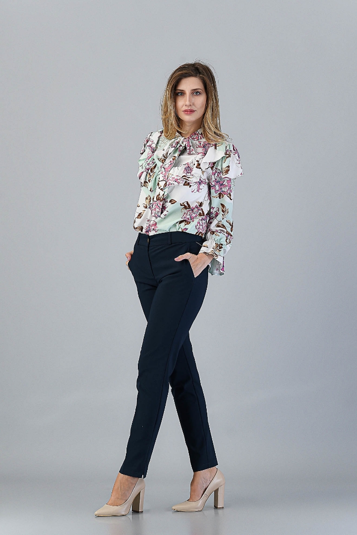 Imagine Bluza Natalie cu imprimeu verde