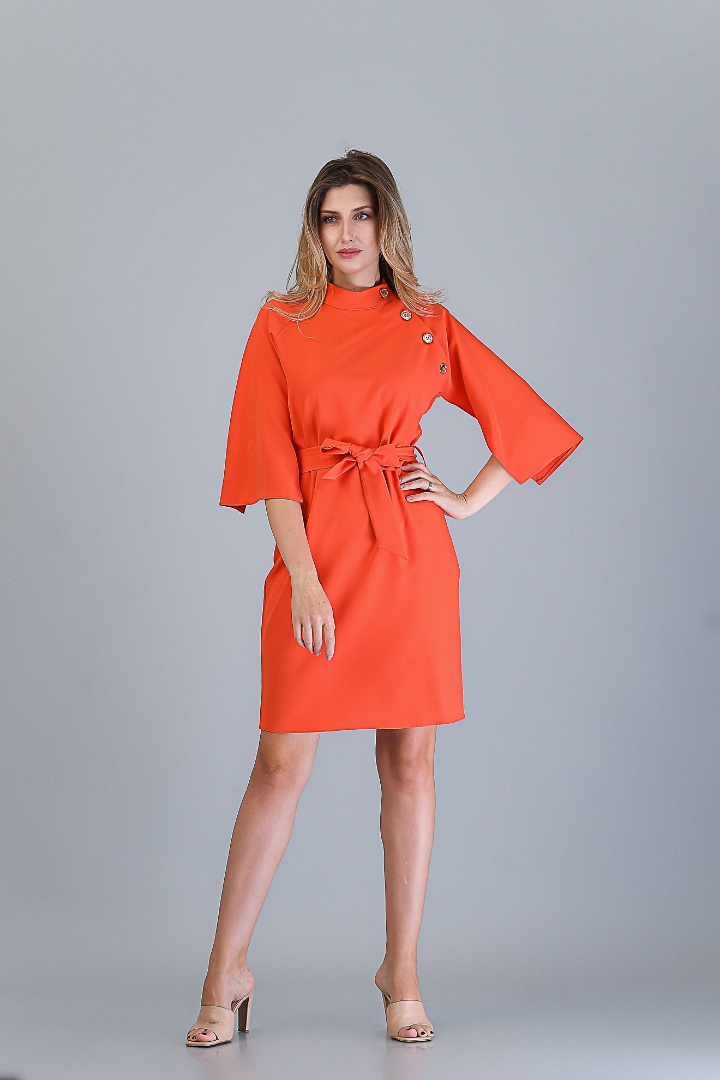 Imagine Rochia Izabela Portocalie