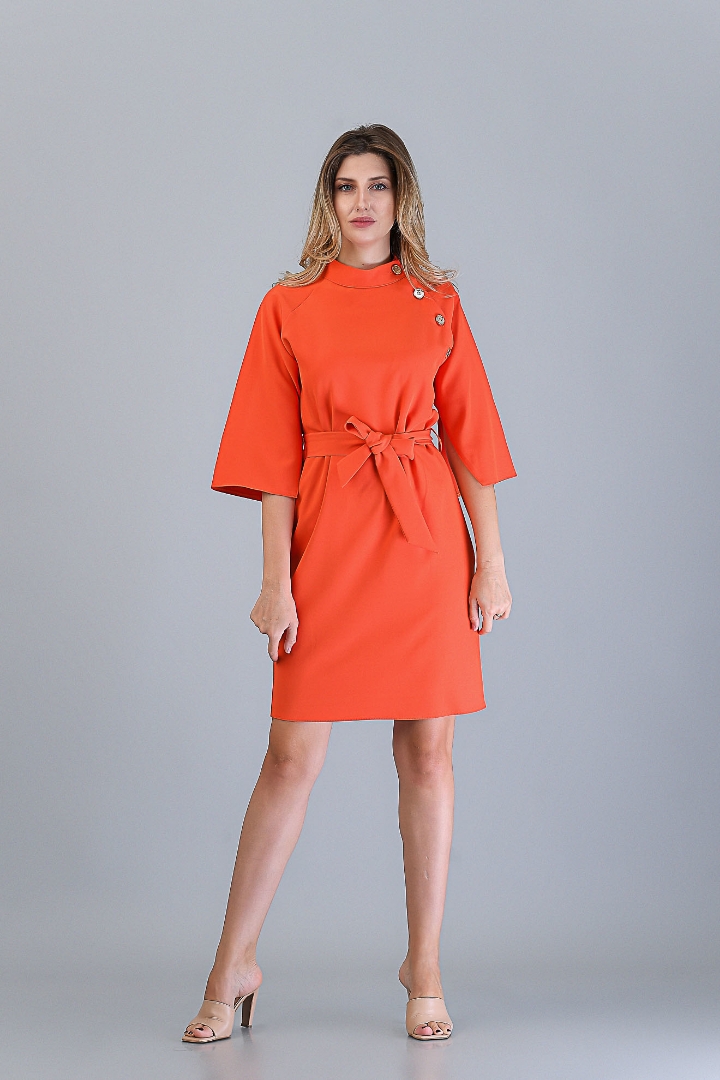 Imagine Rochia Izabela Portocalie