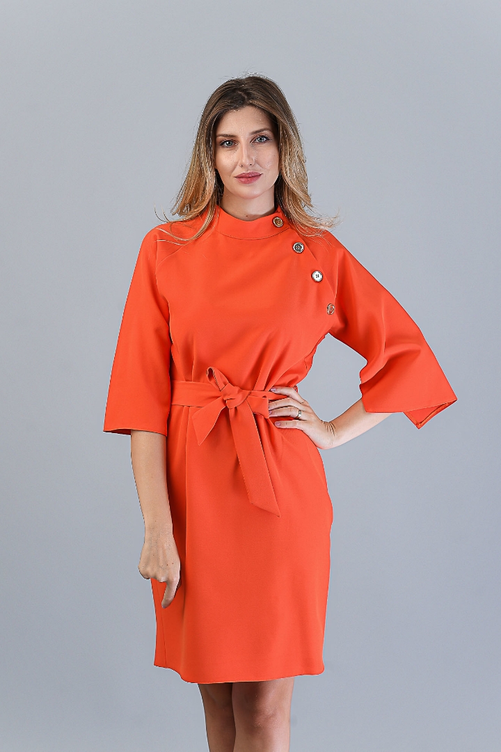 Imagine Rochia Izabela Portocalie