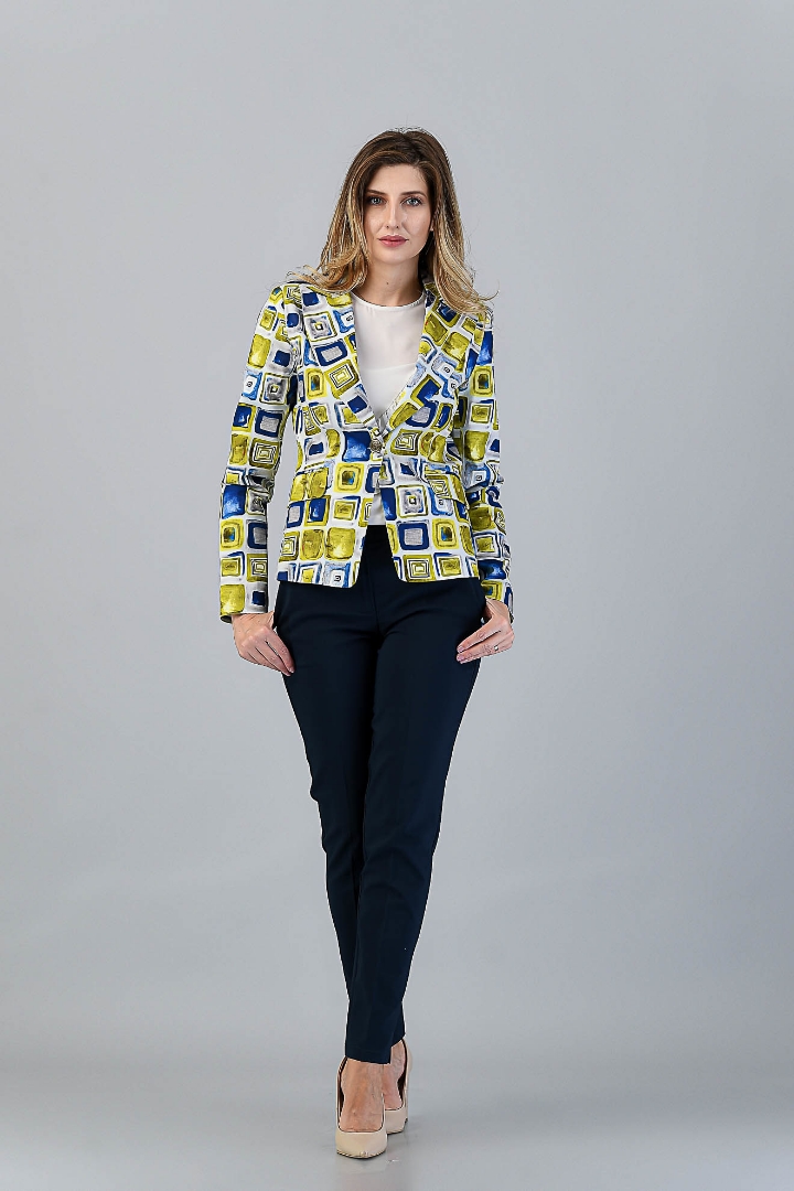 Imagine Sacou Kate cu Imprimeu Fistic