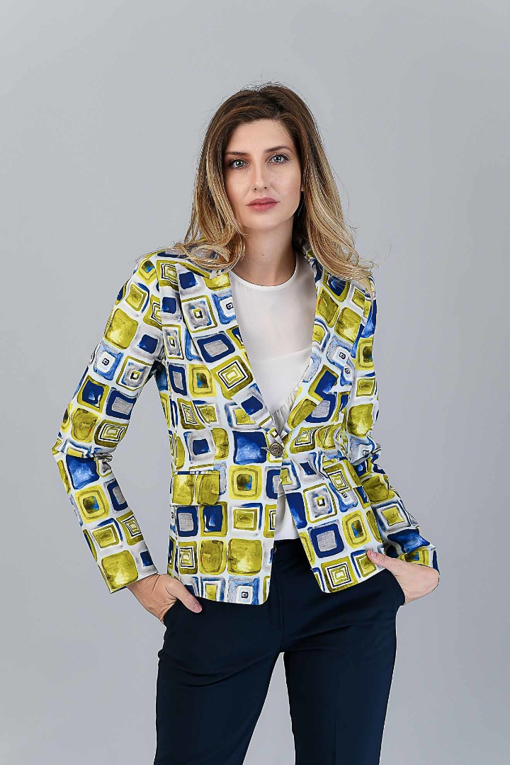 Imagine Sacou Kate cu Imprimeu Fistic